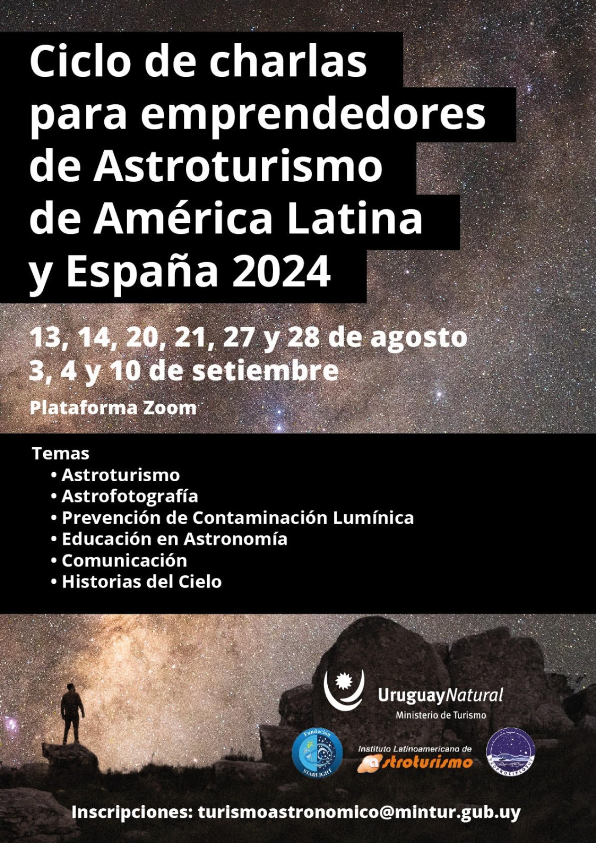 Astroturismo de Am&eacute;rica Latina y Espa&ntilde;a 2024