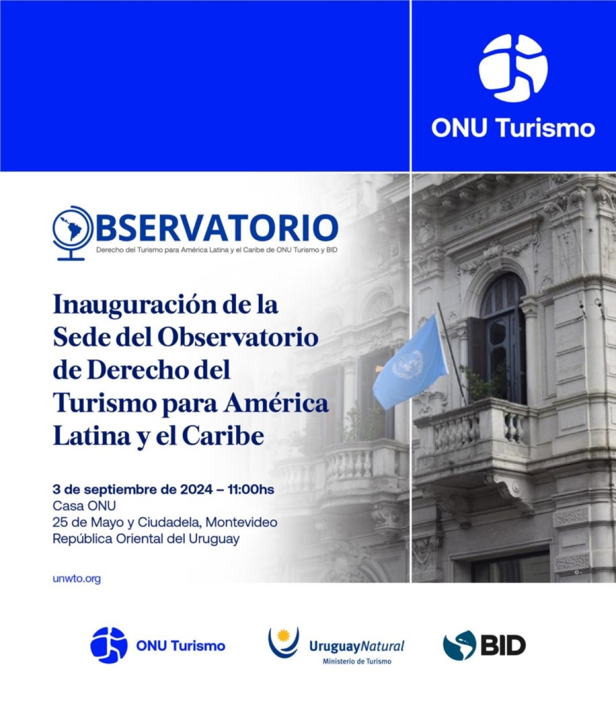 ONU Turismo inaugura sede del Observatorio de Derecho del Turismo para Am&eacute;rica Latina y el Caribe en Uruguay