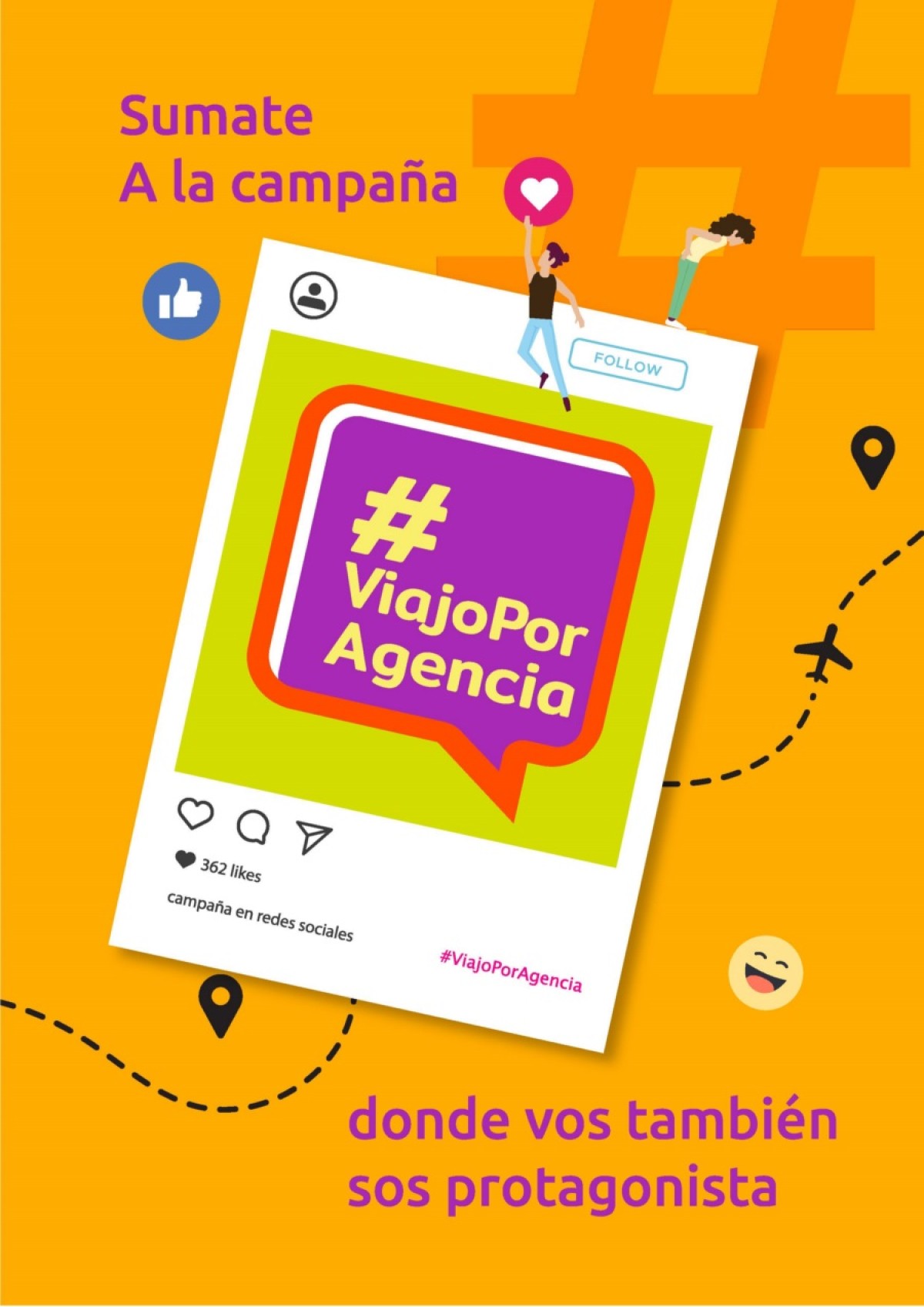#Viajo por Agencia original campa&ntilde;a de Tarjeta Celeste