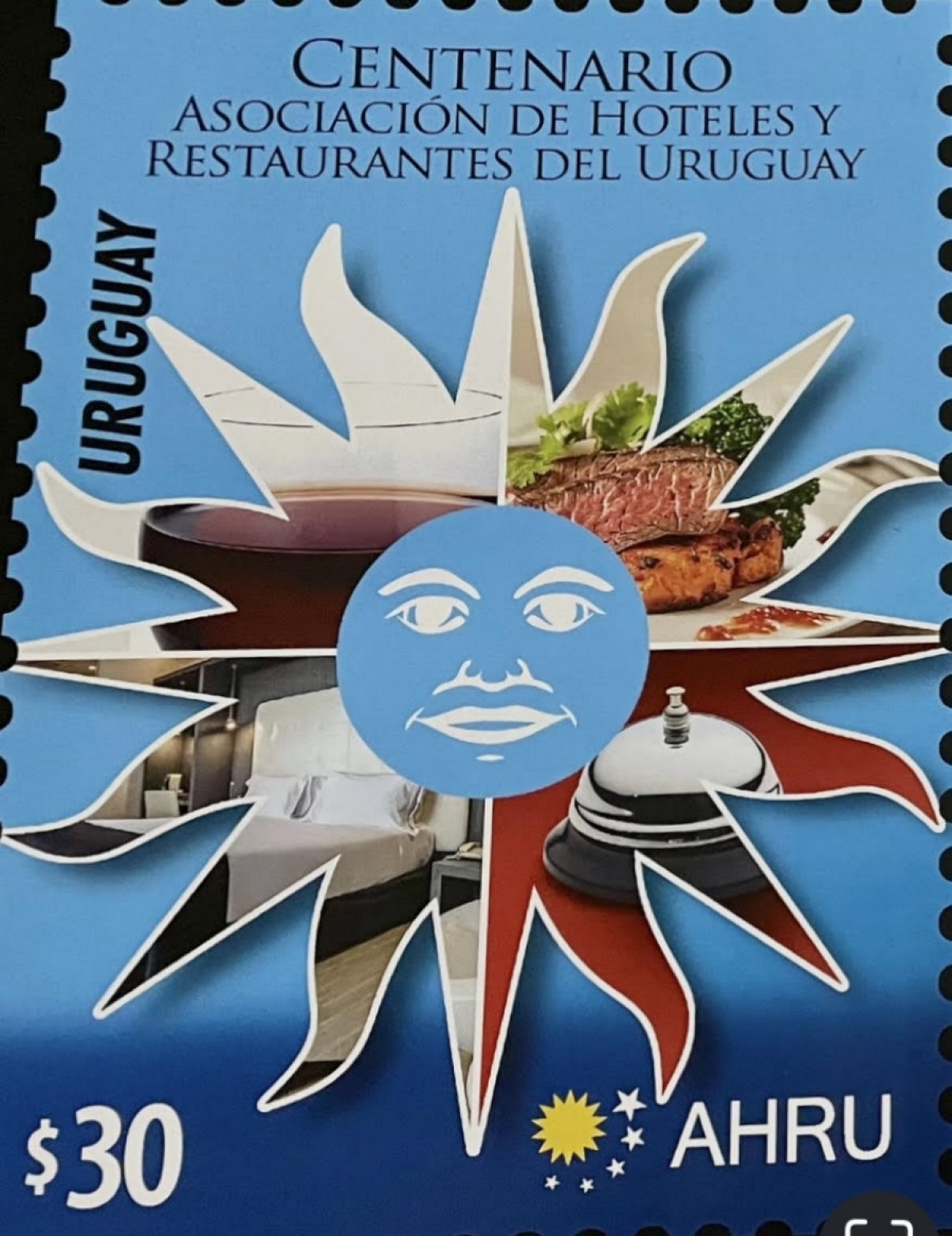 Foto del Matasello de El Correo por el Centenario de AHRU
