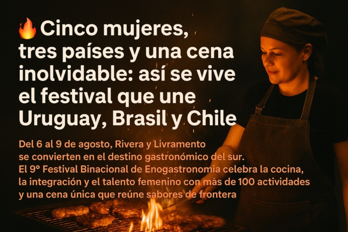 Mujeres que encienden fronteras: el festival que une Uruguay, Brasil y Chile a trav&eacute;s del fuego y la gastronom&iacute;a