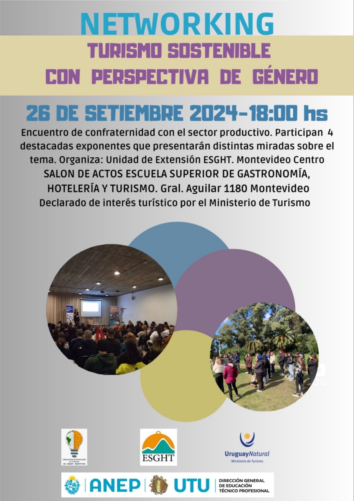 Turismo Sostenible con Perspectiva de G&eacute;nero