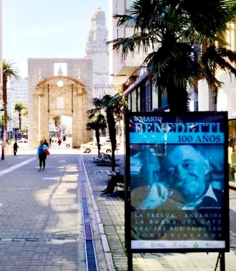 Circuito Mario Benedetti en la Ciudad Vieja de Montevideo