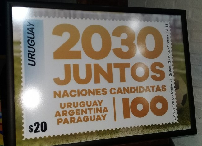 En ambiente mundialista, Uruguay lanz&oacute; el sello &ldquo;2030 Juntos&rdquo;