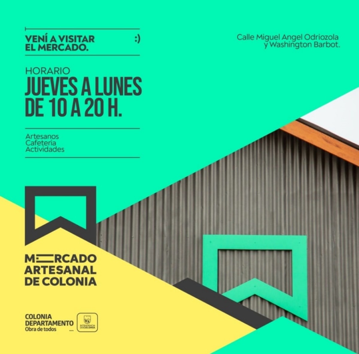 Mercado Artesanal de Colonia se inaugur&oacute; en un monumento hist&oacute;rico