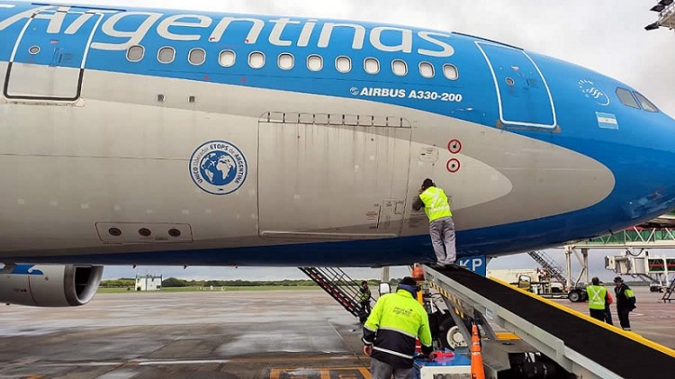 "La vuelta al mundo" de Aerol&iacute;neas Argentinas