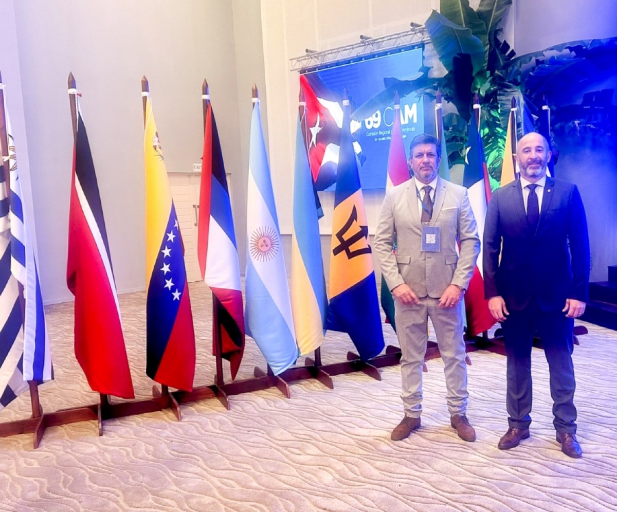 Dr. Ignacio Curbelo, Director General del MINTUR; Ministro de Turismo de Uruguay, Dr. Eduardo Sanguinetti