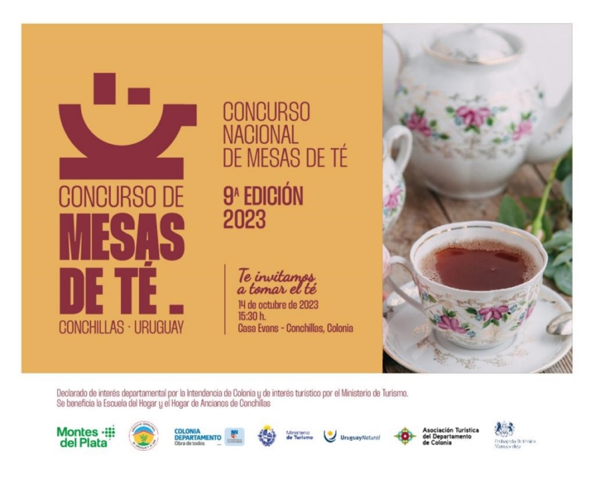 El Concurso Nacional de Mesas de T&eacute; es el s&aacute;bado 14 en Conchillas