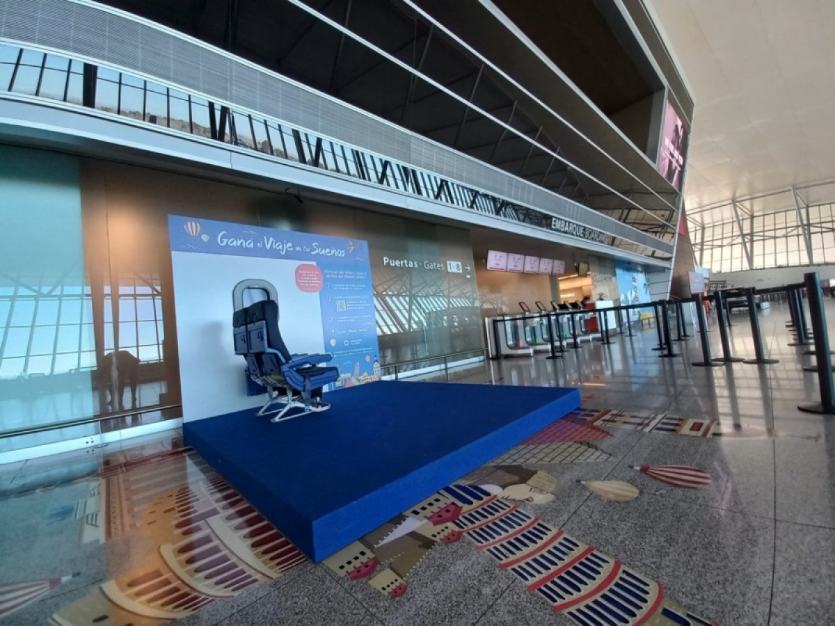 Hall de embarque a &ldquo;El viaje de tus sue&ntilde;os&rdquo;. 