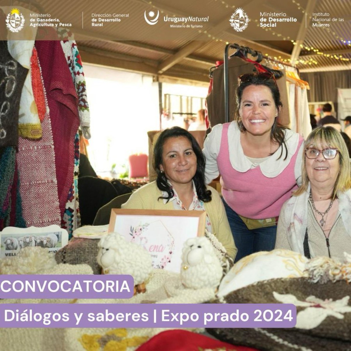 Mujeres Rurales y del Agro: III Edici&oacute;n convocatoria di&aacute;logos y saberes para comercializar sus productos en la Rural del Prado, 7 y 8 de septiembre de 2024