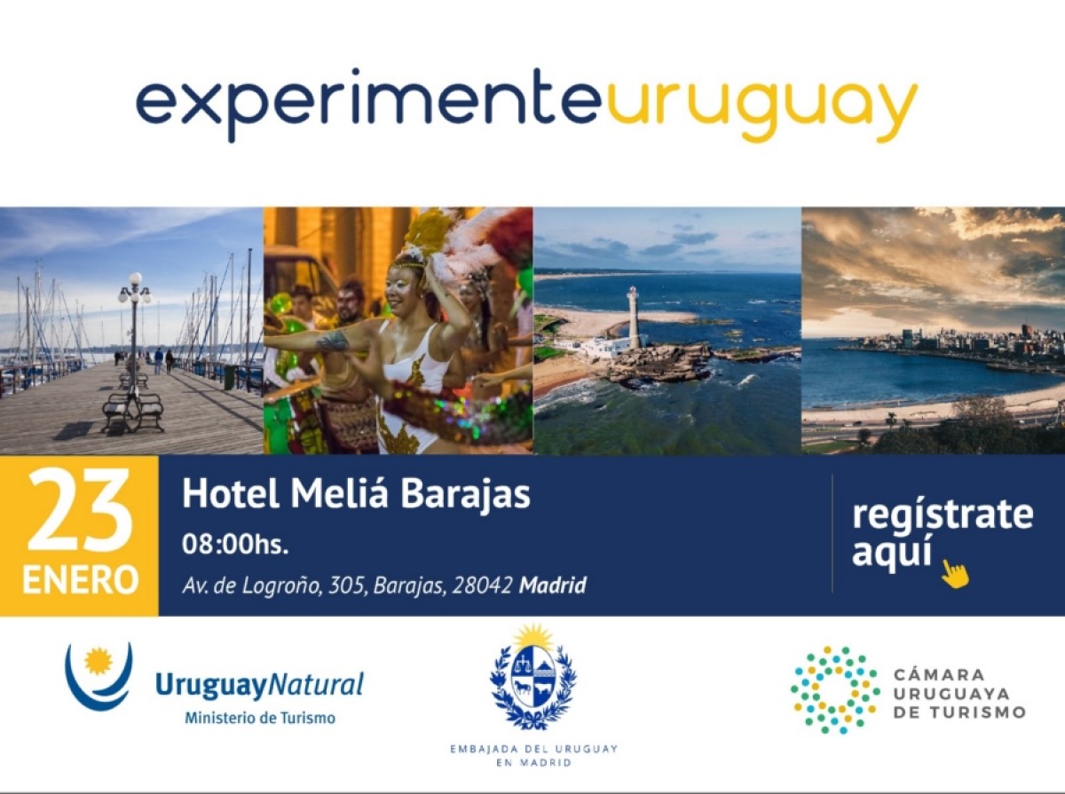 El primer &ldquo;Experimente Uruguay&rdquo; del a&ntilde;o ser&aacute; en Madrid