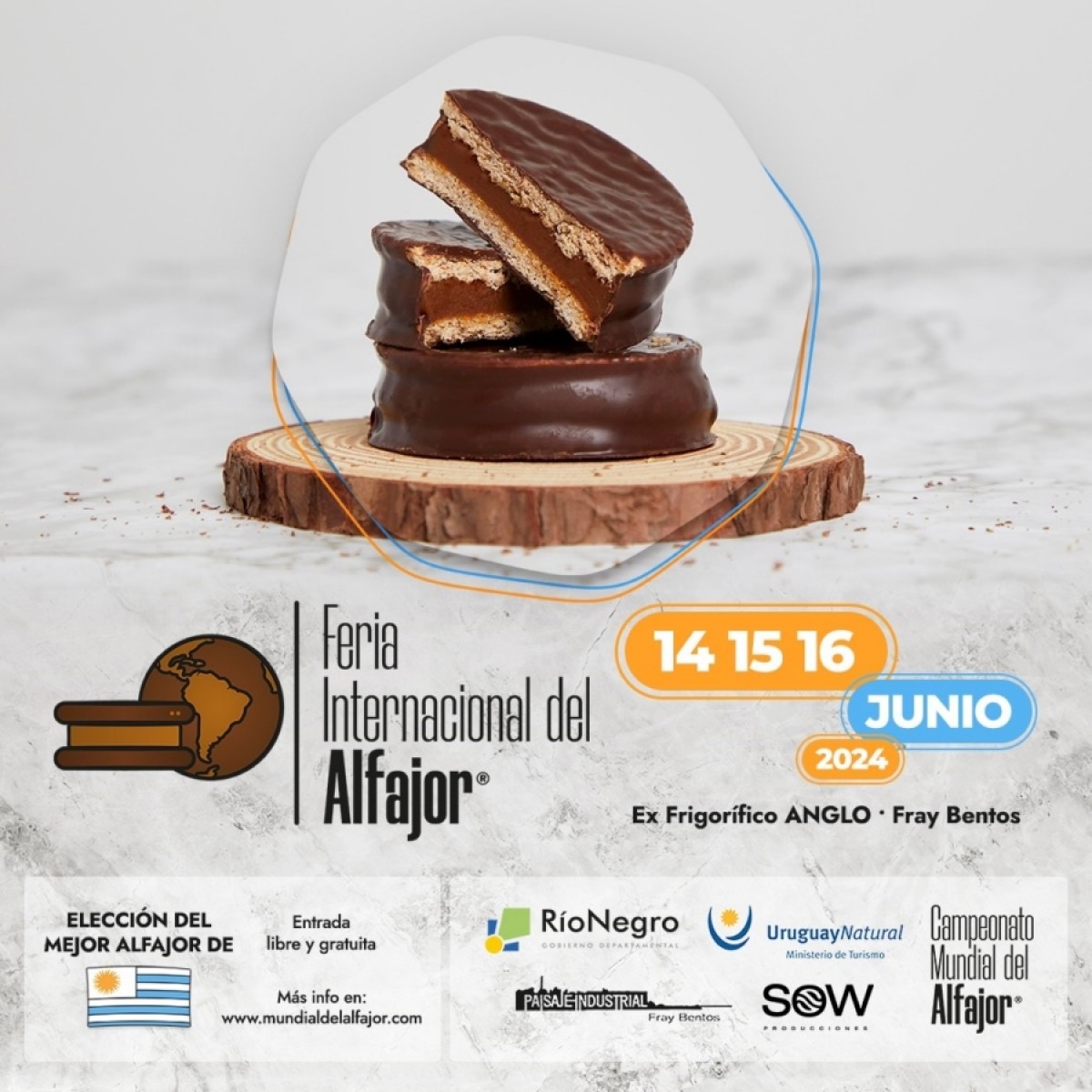 Exitosa 2&ordf; Feria Internacional del Alfajor en Fray Bentos