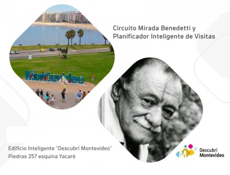 Montevideo present&oacute; el circuito "Mirada Benedetti" y un planificador de visitas