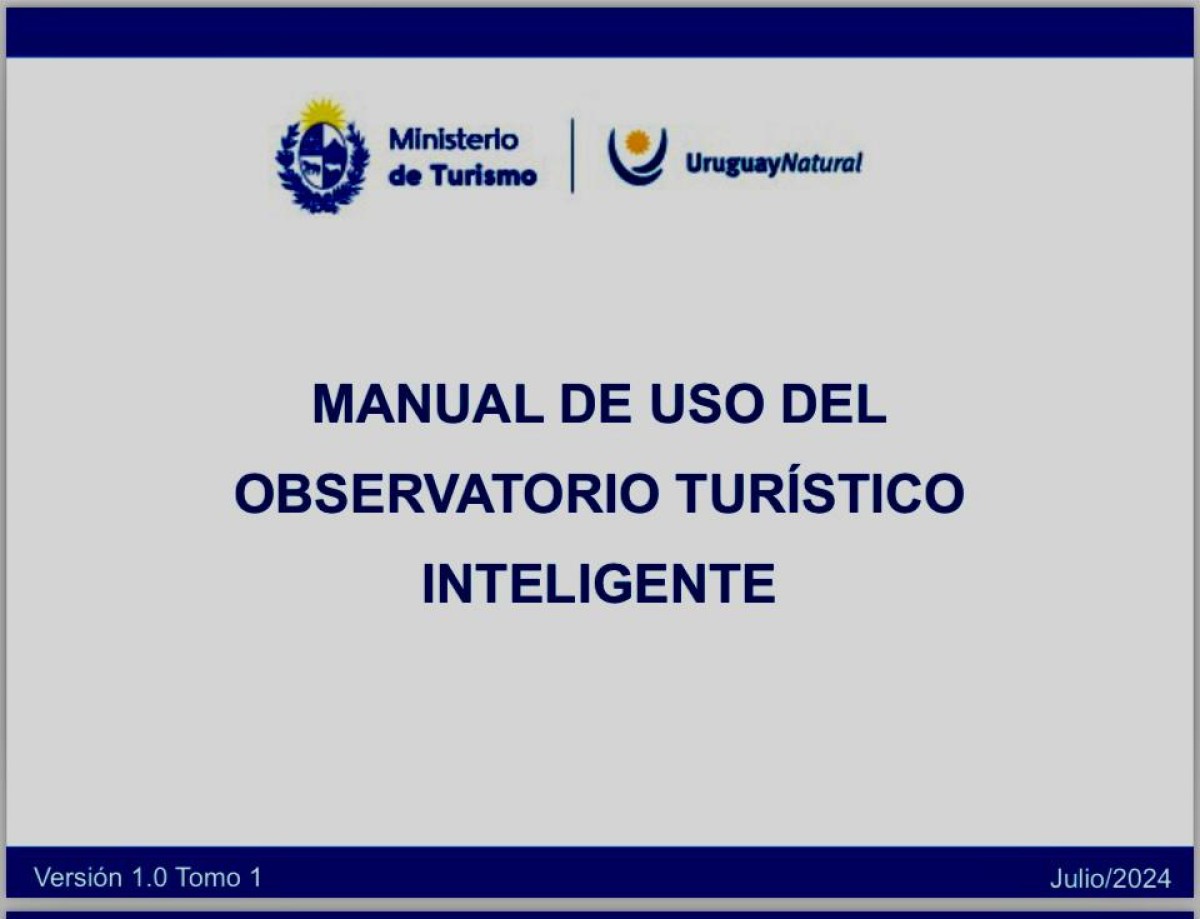 Manual de uso del Observatorio Tur&iacute;stico Inteligente