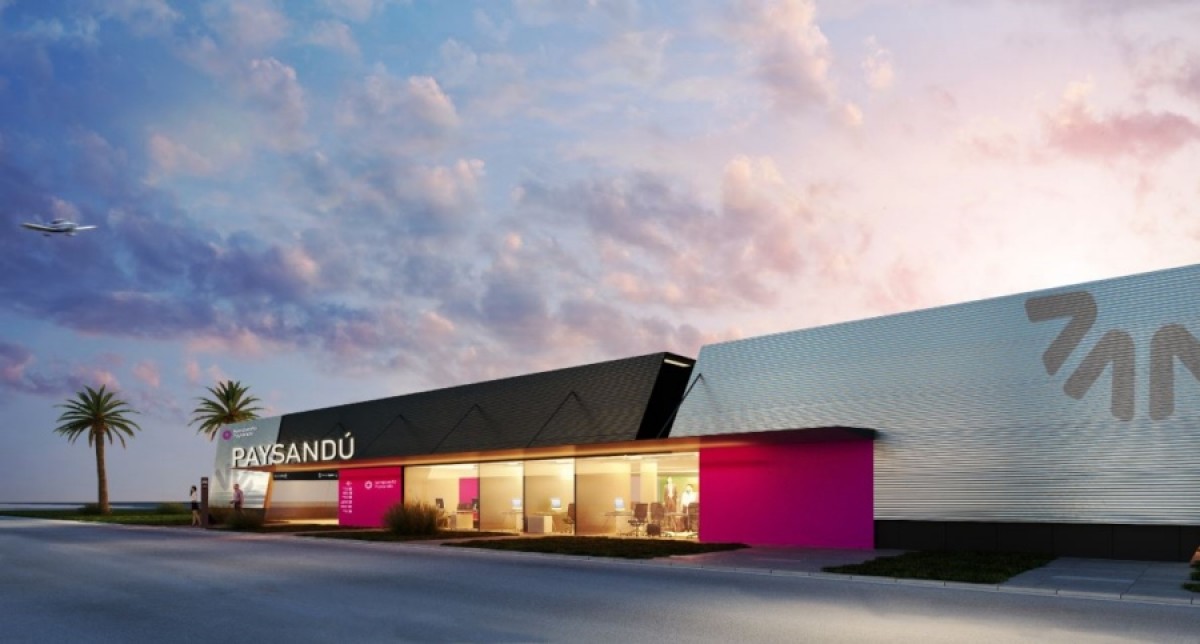 As&iacute; ser&aacute; la fachada del Aeropuerto Internacional de Paysand&uacute;