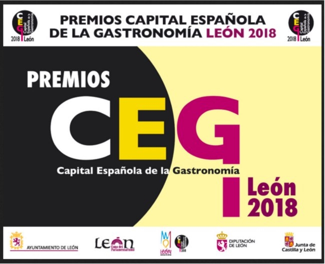 Entrega de los premios Capital Espa&ntilde;ola de la Gastronom&iacute;a Le&oacute;n 2018