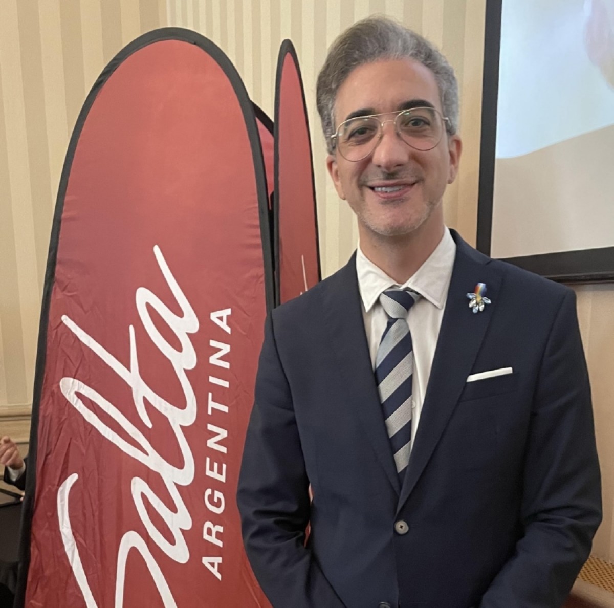 Dtor. Gral. Turismo en Casa de BA, Sebasti&aacute;n Sim&oacute;n. (Foto de autora)