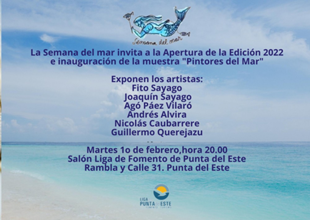 Invitaci&oacute;n a la inauguraci&oacute;n de la Semana del Mar 2022