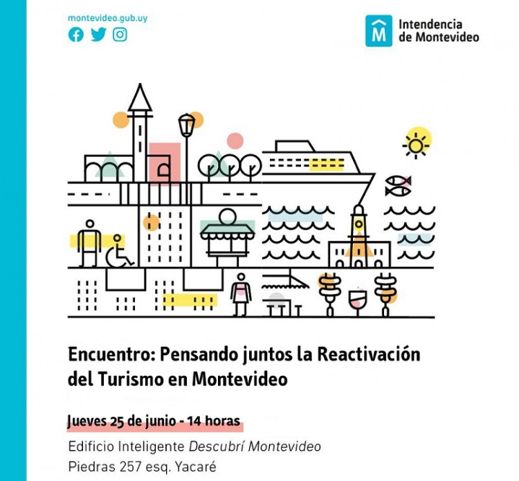 Montevideo convoca a encuentro por reactivaci&oacute;n del turismo