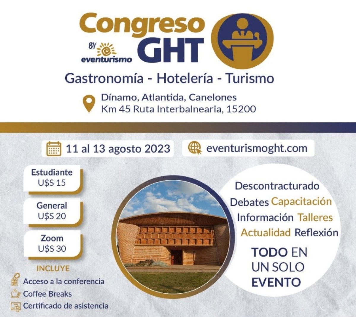 Congreso GHT regresa a Atl&aacute;ntida