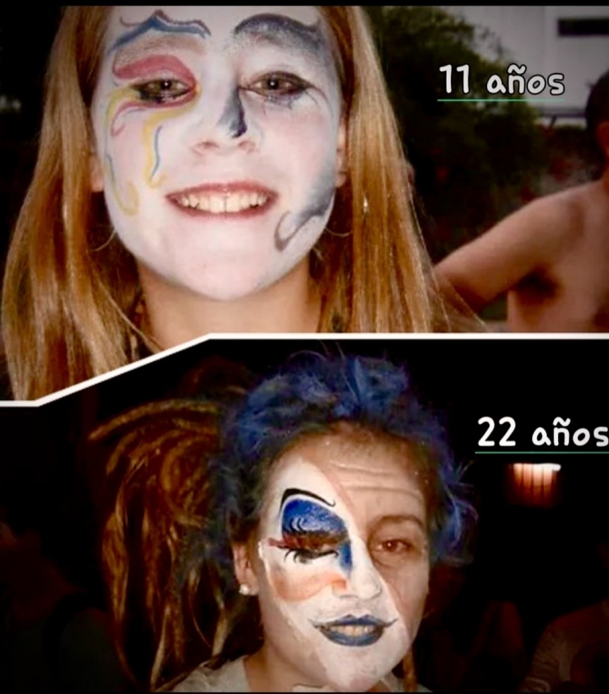Flor Novas desde su primera infancia hasta la edad adulta se relaciona con el Carnaval (Cr&eacute;ditos de todas las fotos, Flor Novas).