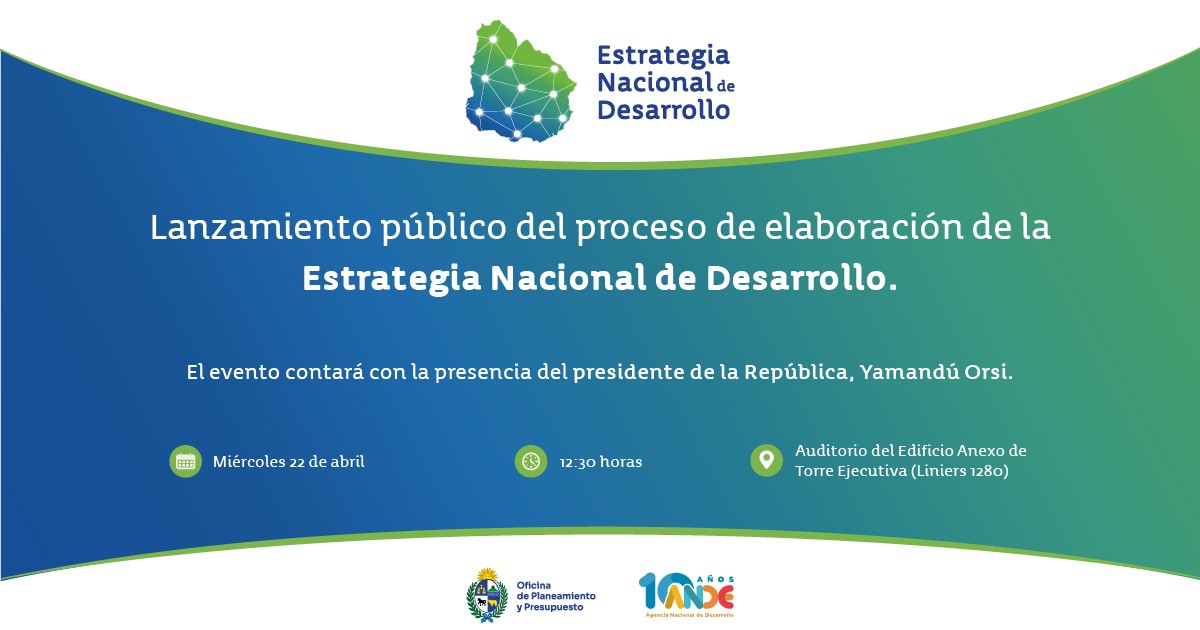 Uruguay pone en marcha su Estrategia Nacional de Desarrollo