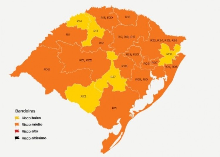 R&iacute;o Grande do Sul adopta modelo de distanciamiento controlado