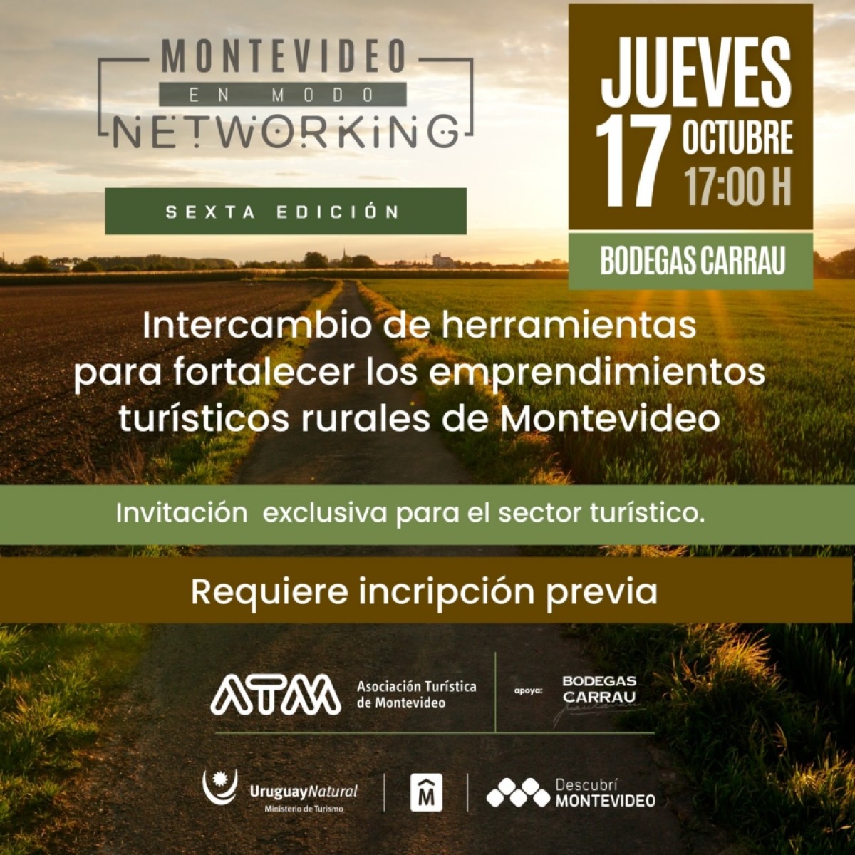 La ATM presenta la 6&ordf; &ldquo;Montevideo en Modo Networking&rdquo;