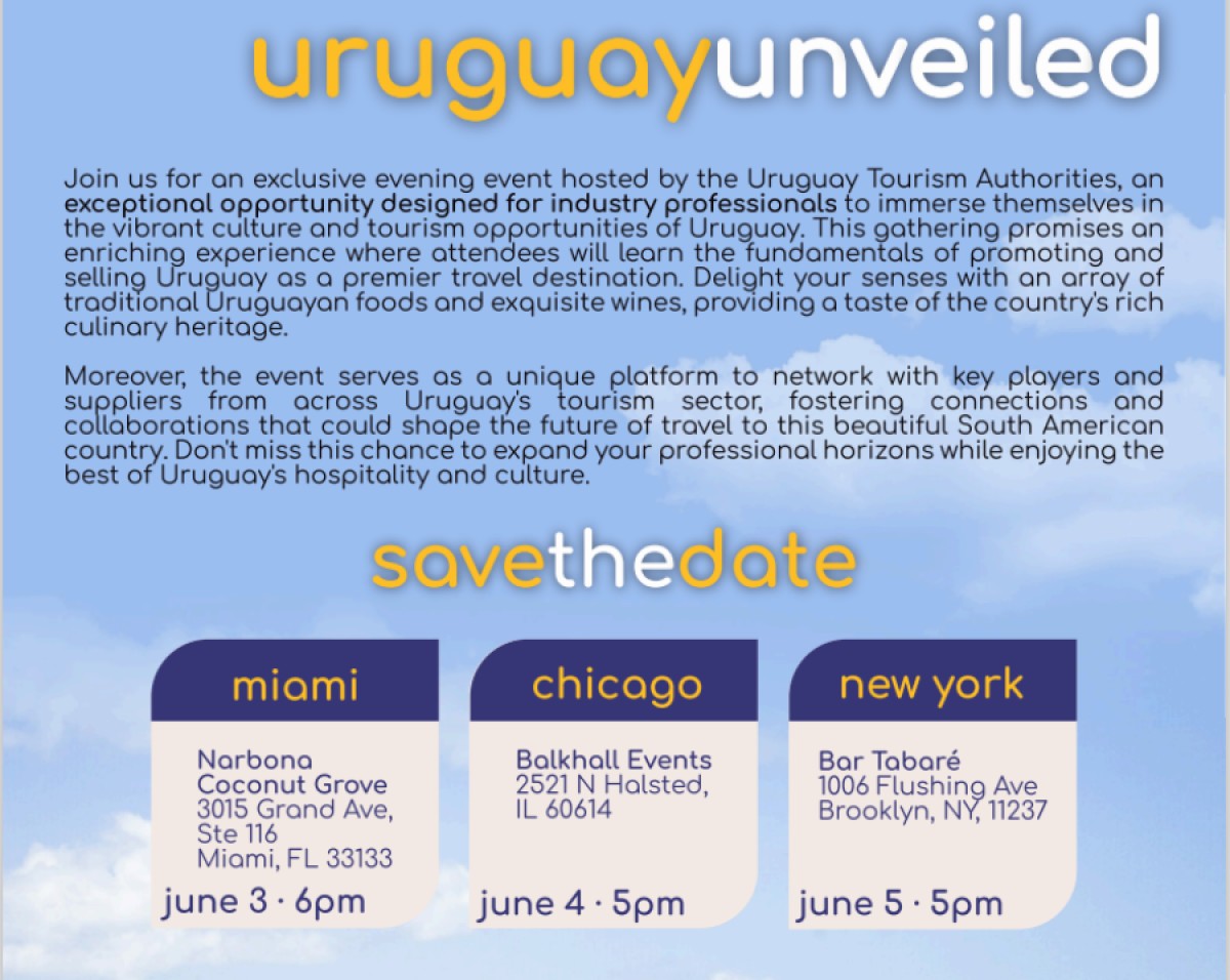 CAMTUR y MINTUR promocionan a Uruguay en EEUU