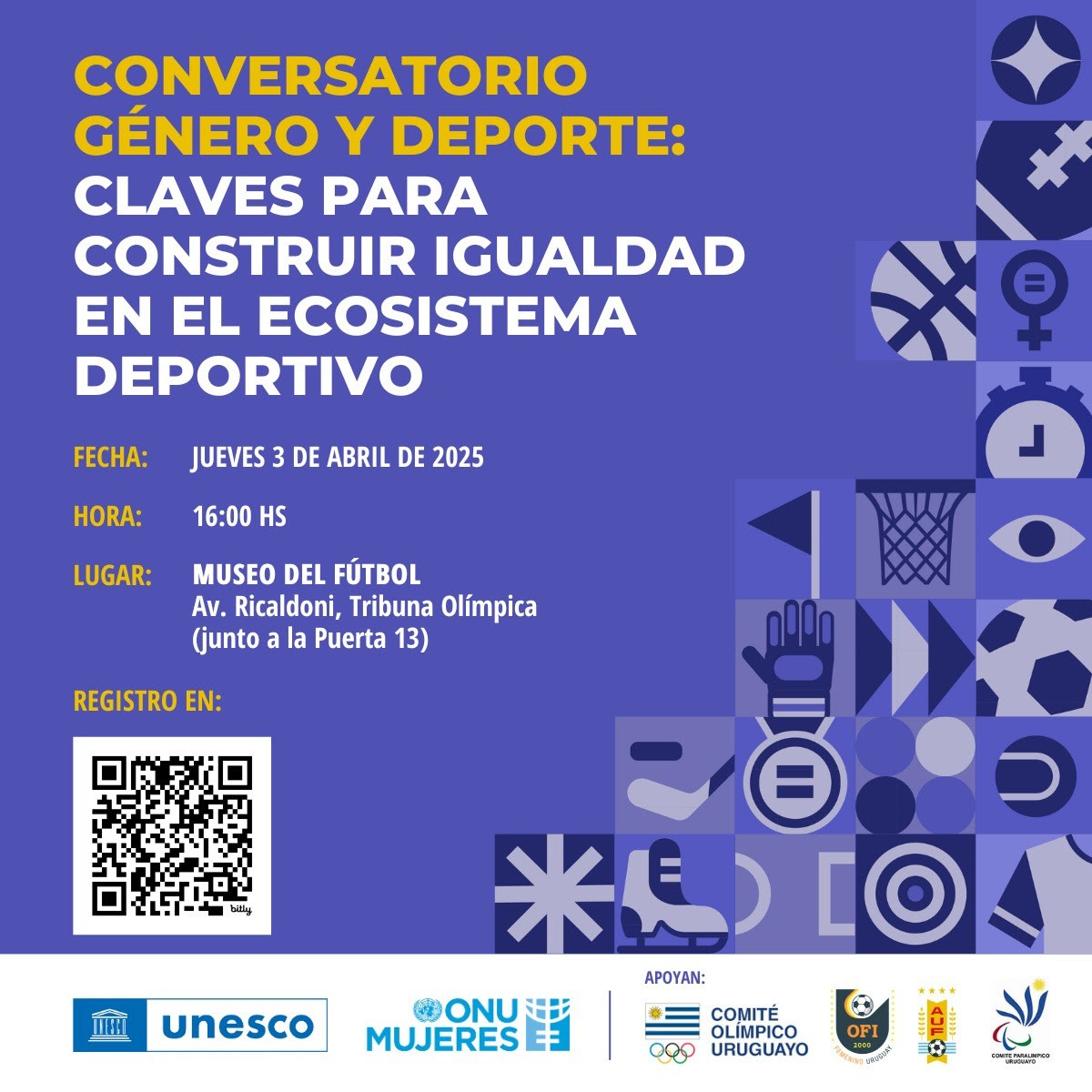 Conversatorio G&eacute;nero y deporte