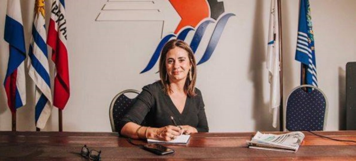 Flavia Lavecchia,  presidente de la Comisi&oacute;n de Turismo del CCIS de Salto