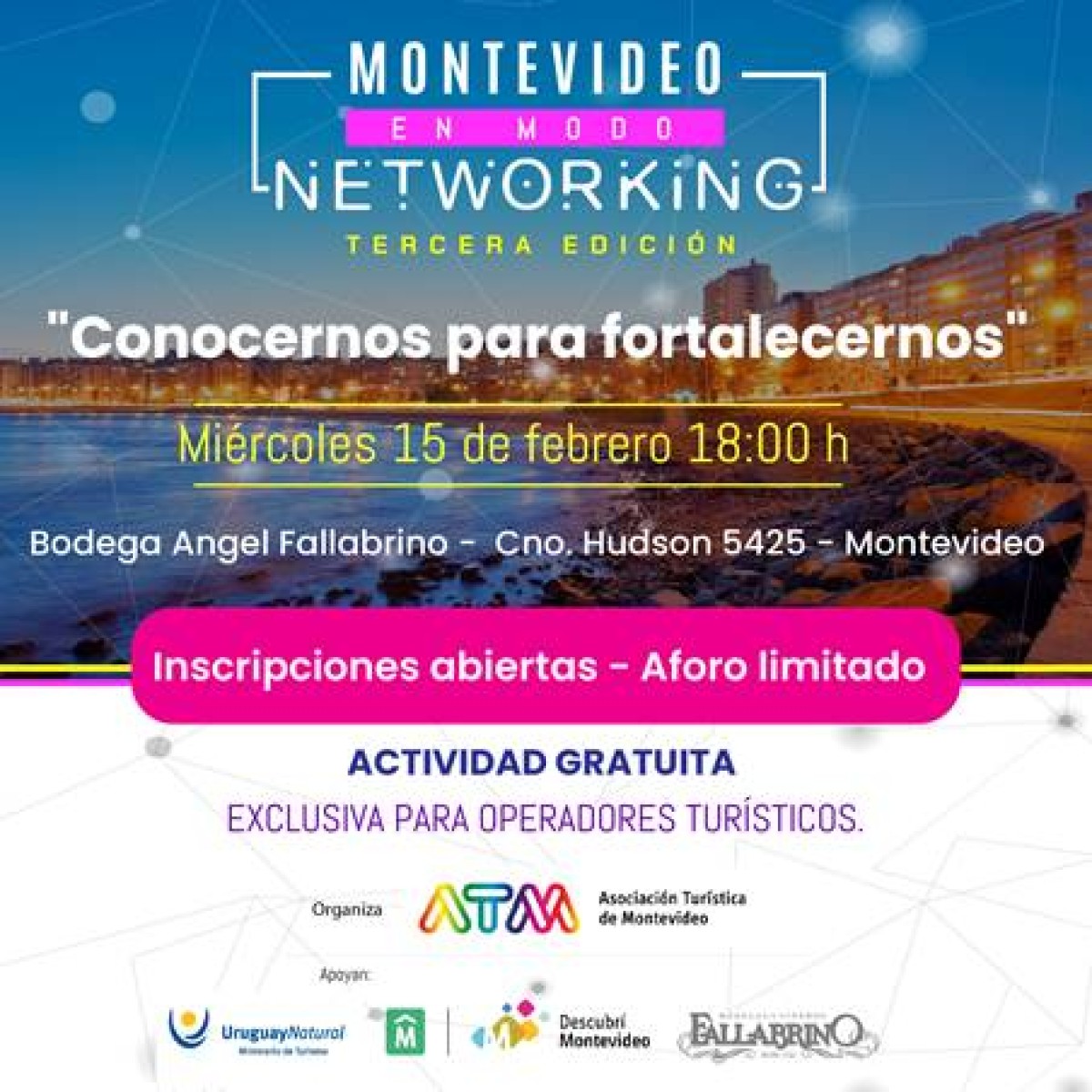 La tercera edici&oacute;n de Montevideo en Modo Networking ser&aacute; el mi&eacute;rcoles 15