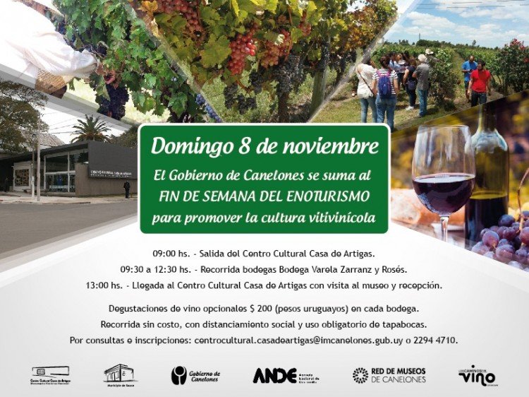 S&aacute;bado y domingo del Enoturismo en Canelones