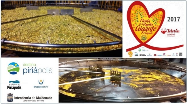 Exitosa 19a Edici&oacute;n Fiesta de la Paella Gigante Solidaria de Piri&aacute;polis, agot&oacute; todas sus porciones!
